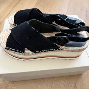 Black Espadrille Sandals